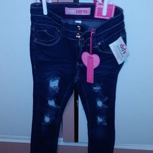 NWT Toddler girl(5) dark Jeans